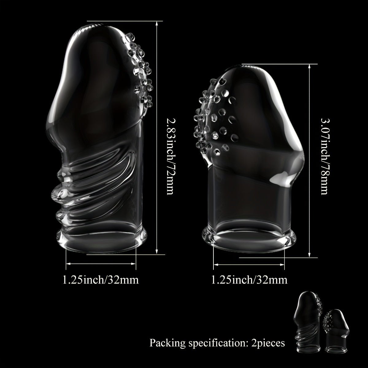 2pcs Transparent Permanent Empty Penis Sleeve. Soft Elastic TPE Material. Delayed Ejaculation Penis Ring. Reusable Dildo Penis Sleeve. Granular Texture Penis Extender. Physical Sensitivity Reduction. Penis Expansion For Men And Couples To Use Sex Toy - My Store2pcs Transparent Permanent Empty Penis Sleeve. Soft Elastic TPE Material. Delayed Ejaculation Penis Ring. Reusable Dildo Penis Sleeve. Granular Texture Penis Extender. Physical Sensitivity Reduction. Penis Expansion For Men And Couples To 