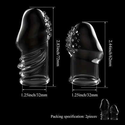 2pcs Transparent Permanent Empty Penis Sleeve. Soft Elastic TPE Material. Delayed Ejaculation Penis Ring. Reusable Dildo Penis Sleeve. Granular Texture Penis Extender. Physical Sensitivity Reduction. Penis Expansion For Men And Couples To Use Sex Toy - My Store2pcs Transparent Permanent Empty Penis Sleeve. Soft Elastic TPE Material. Delayed Ejaculation Penis Ring. Reusable Dildo Penis Sleeve. Granular Texture Penis Extender. Physical Sensitivity Reduction. Penis Expansion For Men And Couples To 