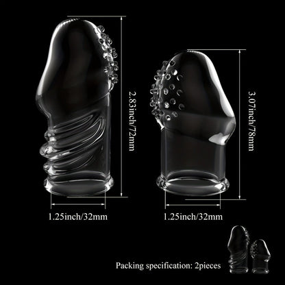 2pcs Transparent Permanent Empty Penis Sleeve. Soft Elastic TPE Material. Delayed Ejaculation Penis Ring. Reusable Dildo Penis Sleeve. Granular Texture Penis Extender. Physical Sensitivity Reduction. Penis Expansion For Men And Couples To Use Sex Toy - My Store2pcs Transparent Permanent Empty Penis Sleeve. Soft Elastic TPE Material. Delayed Ejaculation Penis Ring. Reusable Dildo Penis Sleeve. Granular Texture Penis Extender. Physical Sensitivity Reduction. Penis Expansion For Men And Couples To 