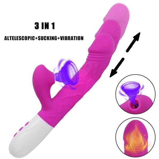 3 In 1 Heating Rabbit Vibrator Telescopic Rotating Dildo Clitoris Sucking Vagina G Spot Stimulate Vibrators Sex Toys for Women - My Store3 In 1 Heating Rabbit Vibrator Telescopic Rotating Dildo Clitoris Sucking Vagina G Spot Stimulate Vibrators Sex Toys for Women33sextoysMy StoreChinaTH3 In 1 Heating Rabbit Vibrator Telescopic Rotating Dildo Clitoris Sucking Vagina G Spot Stimulate Vibrators Sex Toys for Women