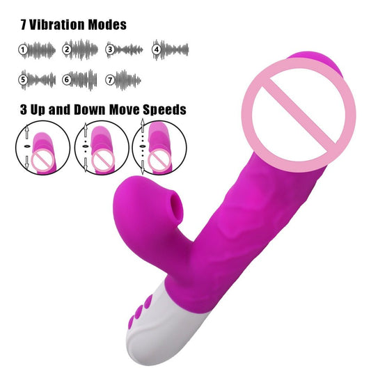 3 In 1 Heating Rabbit Vibrator Telescopic Rotating Dildo Clitoris Sucking Vagina G Spot Stimulate Vibrators Sex Toys for Women - My Store3 In 1 Heating Rabbit Vibrator Telescopic Rotating Dildo Clitoris Sucking Vagina G Spot Stimulate Vibrators Sex Toys for Women33sextoysMy StoreChinaTH3 In 1 Heating Rabbit Vibrator Telescopic Rotating Dildo Clitoris Sucking Vagina G Spot Stimulate Vibrators Sex Toys for Women