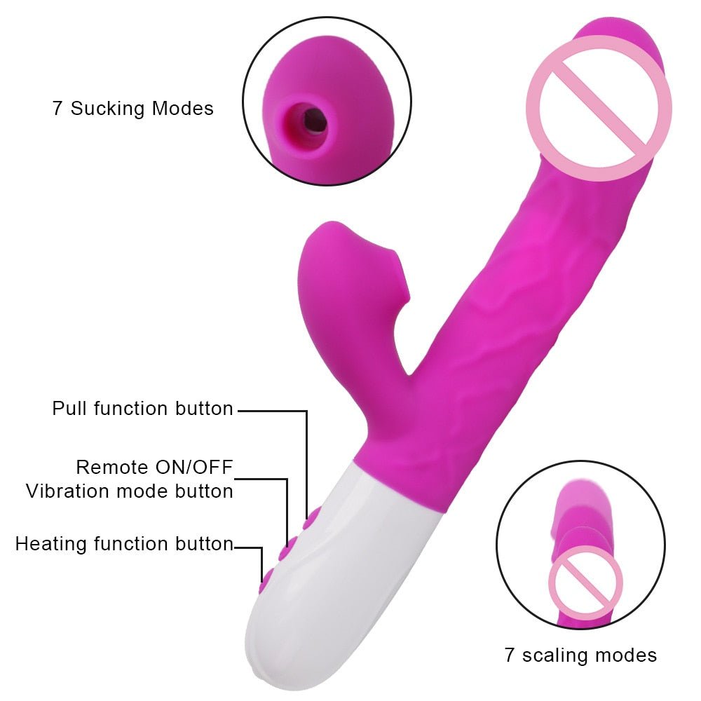 3 In 1 Heating Rabbit Vibrator Telescopic Rotating Dildo Clitoris Sucking Vagina G Spot Stimulate Vibrators Sex Toys for Women - My Store3 In 1 Heating Rabbit Vibrator Telescopic Rotating Dildo Clitoris Sucking Vagina G Spot Stimulate Vibrators Sex Toys for Women33sextoysMy StoreChinaTH3 In 1 Heating Rabbit Vibrator Telescopic Rotating Dildo Clitoris Sucking Vagina G Spot Stimulate Vibrators Sex Toys for Women