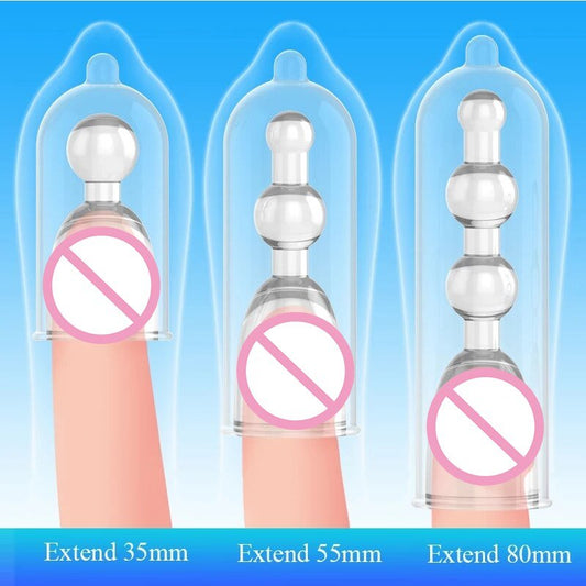3 Sizes Reusable Lengthen Penis Enlargement Extend Penis Extension Sleeves Extender Sex Toys for Men Bondage Gear Sex Shop - My Store3 Sizes Reusable Lengthen Penis Enlargement Extend Penis Extension Sleeves Extender Sex Toys for Men Bondage Gear Sex Shop33sextoysMy StoreLL3 Sizes Reusable Lengthen Penis Enlargement Extend Penis Extension Sleeves Extender Sex Toys for Men Bondage Gear Sex Shop