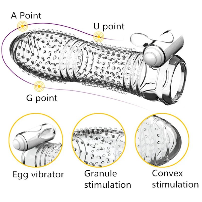 3 Types Condoms Granule Thread Wavy Line Delay Enlargement Penis Sleeve Egg Vibrator Reusable Condom Adult Sex Toys for Men - My Store3 Types Condoms Granule Thread Wavy Line Delay Enlargement Penis Sleeve Egg Vibrator Reusable Condom Adult Sex Toys for Menthai - adultMy StoreA Granule3 Types Condoms Granule Thread Wavy Line Delay Enlargement Penis Sleeve Egg Vibrator Reusable Condom Adult Sex Toys for Men