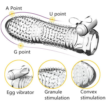 3 Types Condoms Granule Thread Wavy Line Delay Enlargement Penis Sleeve Egg Vibrator Reusable Condom Adult Sex Toys for Men - My Store3 Types Condoms Granule Thread Wavy Line Delay Enlargement Penis Sleeve Egg Vibrator Reusable Condom Adult Sex Toys for Menthai - adultMy StoreA Granule3 Types Condoms Granule Thread Wavy Line Delay Enlargement Penis Sleeve Egg Vibrator Reusable Condom Adult Sex Toys for Men