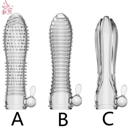 3 Types Condoms Granule Thread Wavy Line Delay Enlargement Penis Sleeve Egg Vibrator Reusable Condom Adult Sex Toys for Men - My Store3 Types Condoms Granule Thread Wavy Line Delay Enlargement Penis Sleeve Egg Vibrator Reusable Condom Adult Sex Toys for Menthai - adultMy StoreA Granule3 Types Condoms Granule Thread Wavy Line Delay Enlargement Penis Sleeve Egg Vibrator Reusable Condom Adult Sex Toys for Men