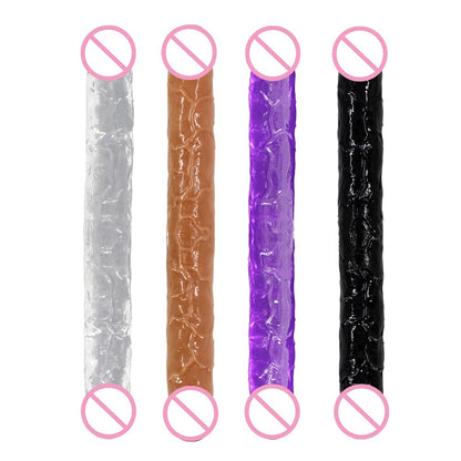 30-34ซม. Double HEAD สมจริง dildo ยาวอวัยวะเพศชายของเล่นสำหรับผู้หญิงคู่ masturbate Big Dick ผู้ใหญ่เซ็กซ์ทอยสำหรับเลสเบี้ยน