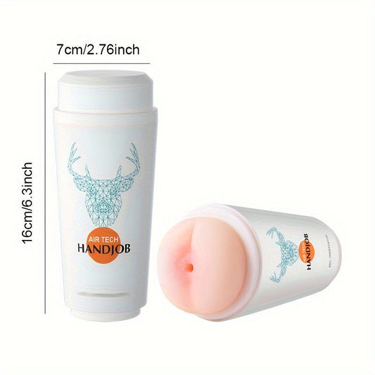 Male Masturbators - Waterproof. Latex-Free Tpe. Manual Pocket Pussy With 3 Realistic Textures For Enhanced Pleasure Male Mastuŕbation Toys Sex Toy For Men Masturbating