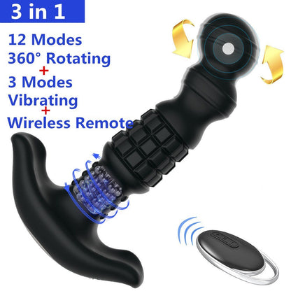 360องศาหมุนไร้สาย Anal Dildo Vibrator นวด G - Spot หญิง Maturbator Dilator Big Butt Plug เพศของเล่นสำหรับผู้หญิงผู้ชาย - My Store360องศาหมุนไร้สาย Anal Dildo Vibrator นวด G - Spot หญิง Maturbator Dilator Big Butt Plug เพศของเล่นสำหรับผู้หญิงผู้ชายthai - adultMy StoreBlack360องศาหมุนไร้สาย Anal Dildo Vibrator นวด G - Spot หญิง Maturbator Dilator Big Butt Plug เพศของเล่นสำหรับผู้หญิงผู้ชาย