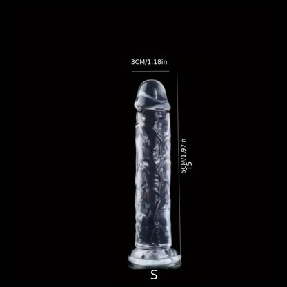 Transparent Big Dick 6 Sizes Realistic Jelly Dildo Women Gay Anal Sex Toys Masturbators Penis Suction Cup