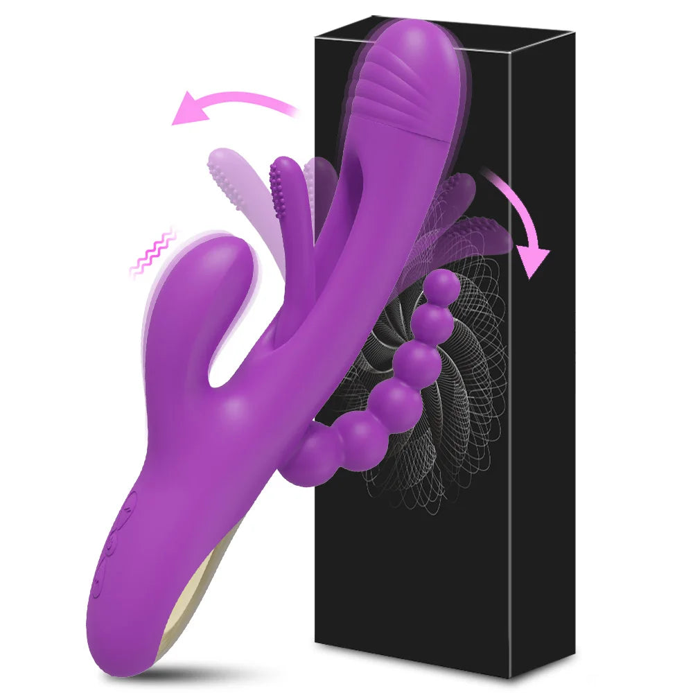 เครื่องสั่นดิลโด้สำหรับผู้หญิงเครื่องสั่นสำหรับคลิตอริสที่หัวนมกระตุ้นช่องคลอดเครื่องนวดตัวดูดเซ็กซ์ทอยผู้ใหญ่
