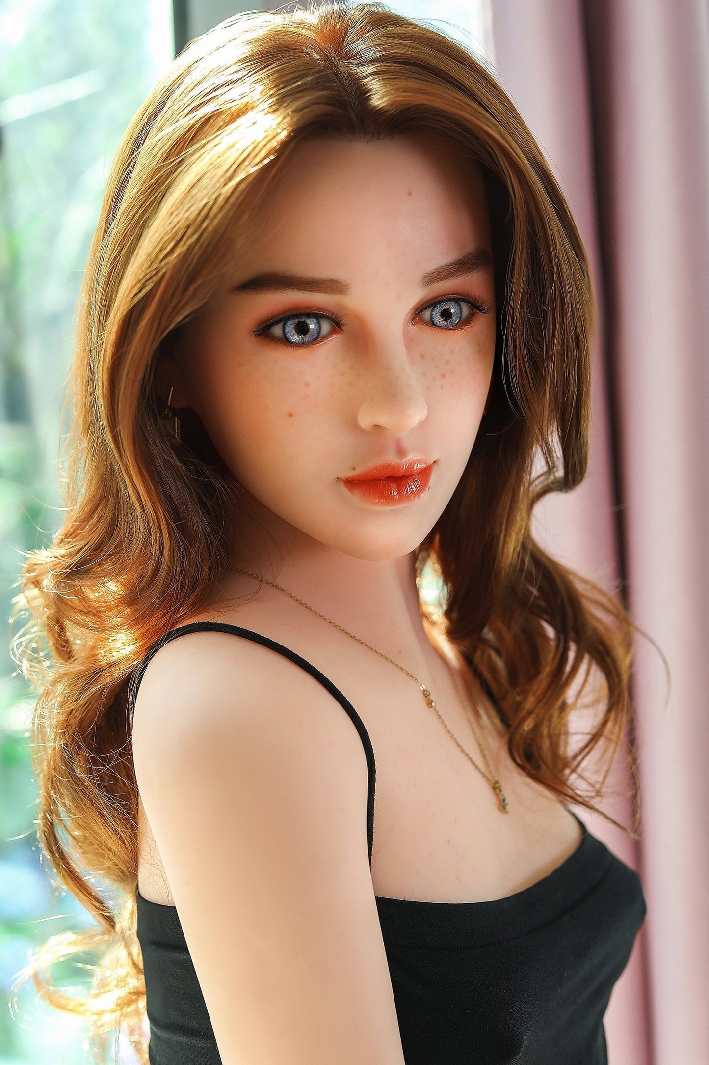 Jessica 159cm Head Full TPE Small Breast Brown Real-looking Girl Sex Doll For Men NO.1057