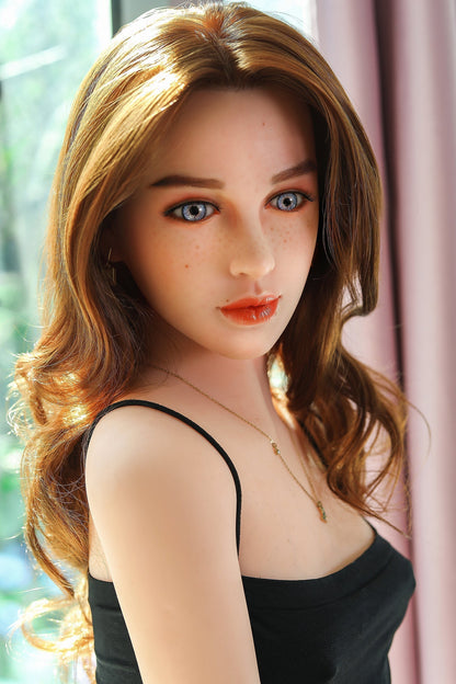 Jessica 159cm Head Full TPE Small Breast Brown Real-looking Girl Sex Doll For Men NO.1057