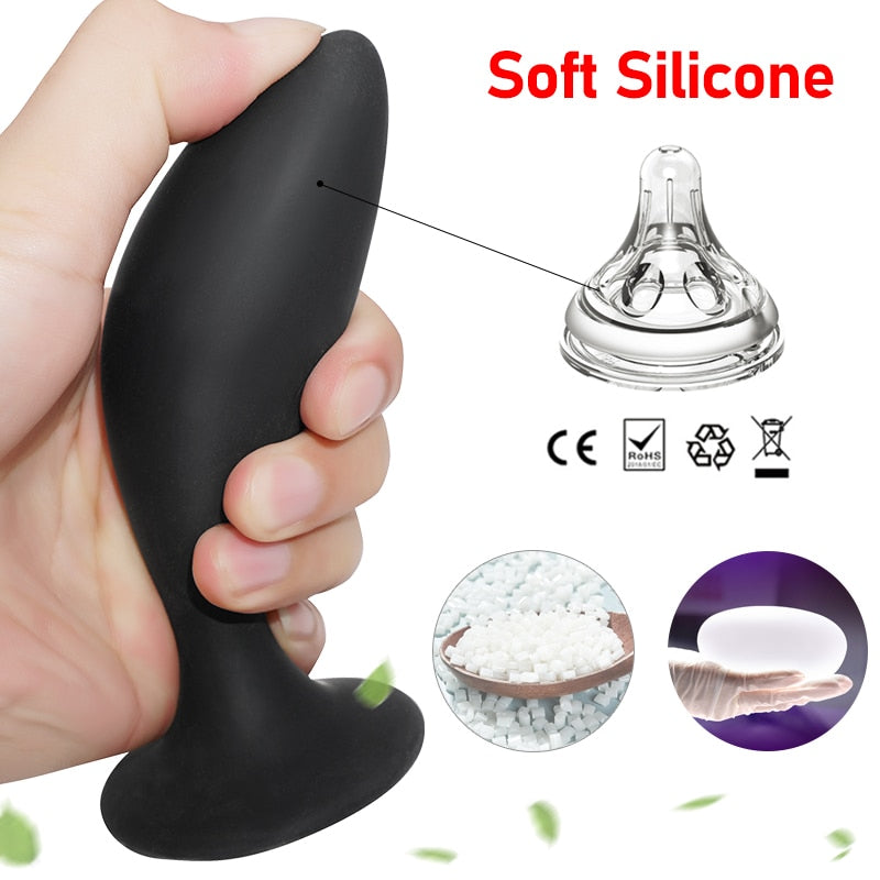 3pcs Anal Plugs Buttplug Training Set Silicone Suction Anus Sex Toys for Women Men Male Prostate Massager Butt Plug Gay Bdsm Toy