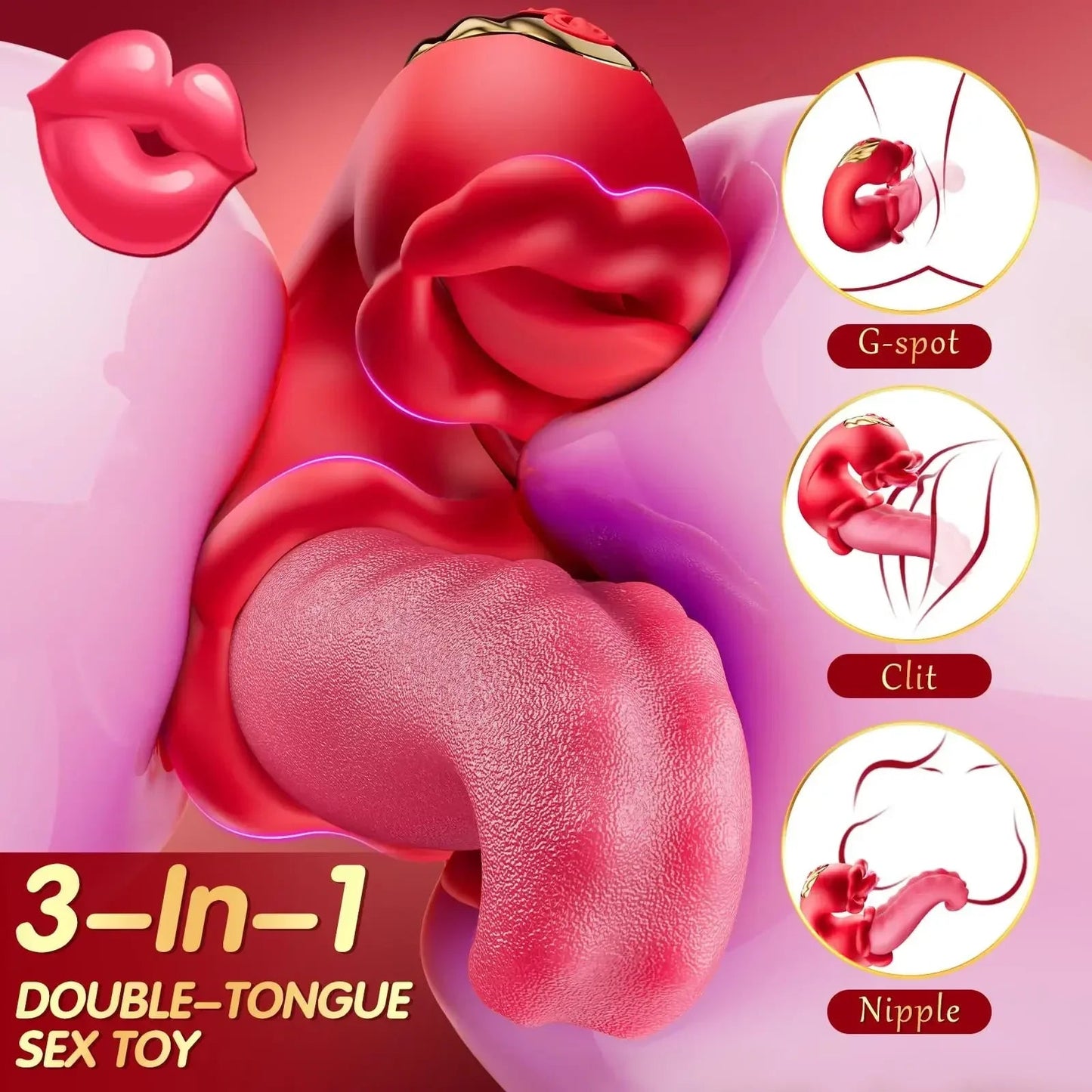 4 in 1 Tongue Swing Thrusting Vibrators Dildo Rose G Spot Clitoral Stimulator Vibrator Adult Sex Toys for Women Couples - My Store4 in 1 Tongue Swing Thrusting Vibrators Dildo Rose G Spot Clitoral Stimulator Vibrator Adult Sex Toys for Women Couplesthai - adultMy StoreRed4 in 1 Tongue Swing Thrusting Vibrators Dildo Rose G Spot Clitoral Stimulator Vibrator Adult Sex Toys for Women Couples