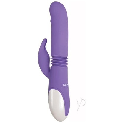 EN-2872 Thick & Thrust Rabbit Vibrator. Purple