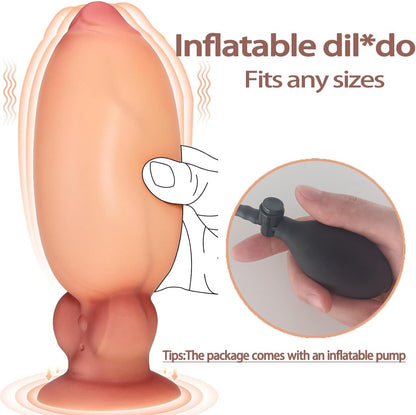 4.7'' to 8.3'' Anal Dildo Vibrator. Inflatable Dildo Realistic Vibrating Dildo with Adjustable Thickness. Anal Toys Anal Sex Toys. G spot Stimulator Prostate Massager. Remote Control Couples Sex Toy - My Store4.7'' to 8.3'' Anal Dildo Vibrator. Inflatable Dildo Realistic Vibrating Dildo with Adjustable Thickness. Anal Toys Anal Sex Toys. G spot Stimulator Prostate Massager. Remote Control Couples Sex Toythai - adultMy Store4.7'' to 8.3'' Anal Dildo Vibrator. Inflatable Dildo Realistic Vibrating 