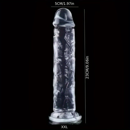 Transparent Big Dick 6 Sizes Realistic Jelly Dildo Women Gay Anal Sex Toys Masturbators Penis Suction Cup