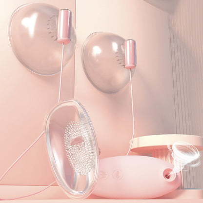 4in 1เครื่องสั่นหัวนมหน้าอกนวดหัวนมกระตุ้น Clitoris Sucker Famale Masturbator เลียเซ็กซ์ทอยผู้หญิง