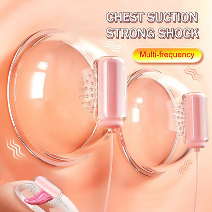 4in 1เครื่องสั่นหัวนมหน้าอกนวดหัวนมกระตุ้น Clitoris Sucker Famale Masturbator เลียเซ็กซ์ทอยผู้หญิง