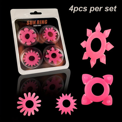4pcs Men's Glow In The Dark Soft Grain Decor Penis Rings. High Elasticity Easy To Clean Masturbating Toys For Couple's Flirting. Men's Gay's Pleasure - My Store4pcs Men's Glow In The Dark Soft Grain Decor Penis Rings. High Elasticity Easy To Clean Masturbating Toys For Couple's Flirting. Men's Gay's Pleasurethai - adultMy StoreMixed ColorTPE4pcs Men's Glow In The Dark Soft Grain Decor Penis Rings. High Elasticity Easy To Clean Masturbating Toys For Couple's Flirting. Men's Gay's Pleasure