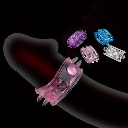 4pcs TPE Soft Penis Locking Ring Couple Sex Toys Transparent Crystal Ring Sperm Retention Barbed Penis Ring Adult Products - My Store4pcs TPE Soft Penis Locking Ring Couple Sex Toys Transparent Crystal Ring Sperm Retention Barbed Penis Ring Adult Productsthai - adultMy Store4pcs4pcs TPE Soft Penis Locking Ring Couple Sex Toys Transparent Crystal Ring Sperm Retention Barbed Penis Ring Adult Products