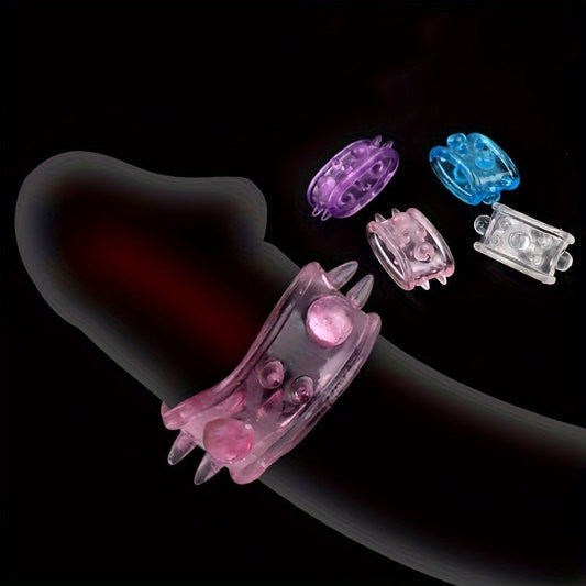 4pcs TPE Soft Penis Locking Ring Couple Sex Toys Transparent Crystal Ring Sperm Retention Barbed Penis Ring Adult Products - My Store4pcs TPE Soft Penis Locking Ring Couple Sex Toys Transparent Crystal Ring Sperm Retention Barbed Penis Ring Adult Productsthai - adultMy Store4pcs4pcs TPE Soft Penis Locking Ring Couple Sex Toys Transparent Crystal Ring Sperm Retention Barbed Penis Ring Adult Products