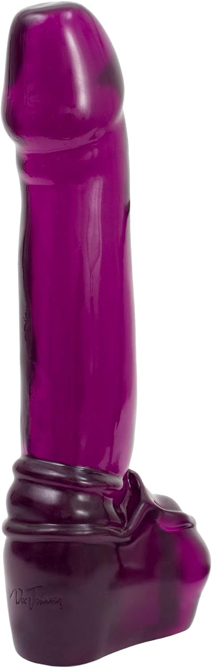 DOC JOHNSON - The Great American Challenge. Classic Adult Toy. O Ring Harness Compatible. Lifelike and Realistic Adult Toy for Women. Men. Experienced Adult Couples. Body Safe. Easy to Use (Purple)