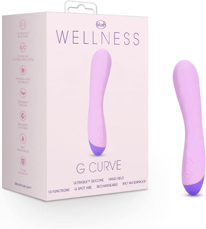 Blush Wellness Dual Sense - ไม้นวดซิลิโคนนุ่มพิเศษแบบสัมผัสที่ไวต่อการเคลื่อนไหว - นวัตกรรมใหม่ - เหมาะสำหรับกล้ามเนื้อที่ปวดเมื่อย - ฟังก์ชันการสั่นสะเทือนที่ทรงพลัง 10 แบบที่ปลายทั้งสองข้างของไม้นวด - กันน้ำระดับ IPX7