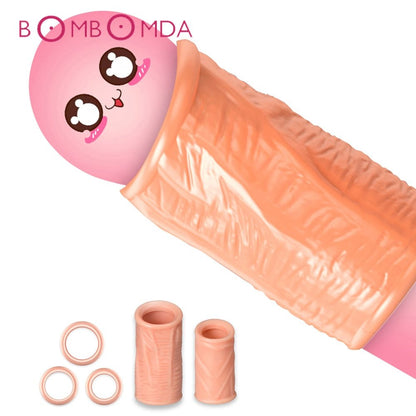5PCS Foreskin Correction Penis Sleeve Cock Ring Glans Stimulate Sex Toys for Men Delay Ejaculation Screw Shape Two Sizes - My Store5PCS Foreskin Correction Penis Sleeve Cock Ring Glans Stimulate Sex Toys for Men Delay Ejaculation Screw Shape Two Sizes33sextoysMy Store5PCS Foreskin Correction Penis Sleeve Cock Ring Glans Stimulate Sex Toys for Men Delay Ejaculation Screw Shape Two Sizes