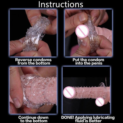5pcs/set TPE Penis Sleeve Delay Time Crystal Cock Rings Reusable Condom Penis Extension Penis Rings Adult Sex Toys for Men - My Store5pcs/set TPE Penis Sleeve Delay Time Crystal Cock Rings Reusable Condom Penis Extension Penis Rings Adult Sex Toys for Menthai - adultMy Store»õºÅ1 - A5pcs5pcs/set TPE Penis Sleeve Delay Time Crystal Cock Rings Reusable Condom Penis Extension Penis Rings Adult Sex Toys for Men