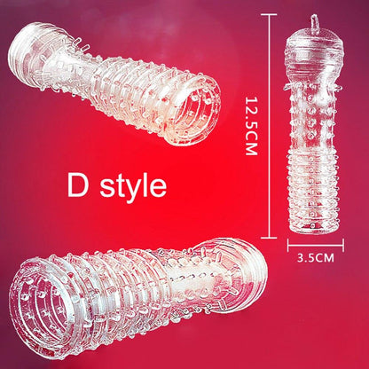 5pcs/set TPE Penis Sleeve Delay Time Crystal Cock Rings Reusable Condom Penis Extension Penis Rings Adult Sex Toys for Men - My Store5pcs/set TPE Penis Sleeve Delay Time Crystal Cock Rings Reusable Condom Penis Extension Penis Rings Adult Sex Toys for Menthai - adultMy Store»õºÅ1 - A5pcs5pcs/set TPE Penis Sleeve Delay Time Crystal Cock Rings Reusable Condom Penis Extension Penis Rings Adult Sex Toys for Men