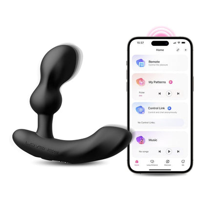 LOVENSE Edge 2 Prostate Massager Vibrator Sex Toys for Men. APP Remote Control Vibrating Butt Plug with Powerful Vibrations Adult Sex Toys & Games for Beginner Advanced Player