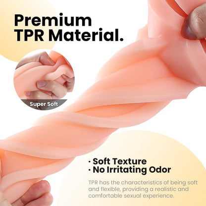 Male Masturbator Cup Sex Toy for Men.Pocket Pussy Realistic Vagina Textured with 7.5in Depth Lifelike Soft and Fleshy Texture.Penis Training Masturbators.Adult Toys Manual Massager. Black
