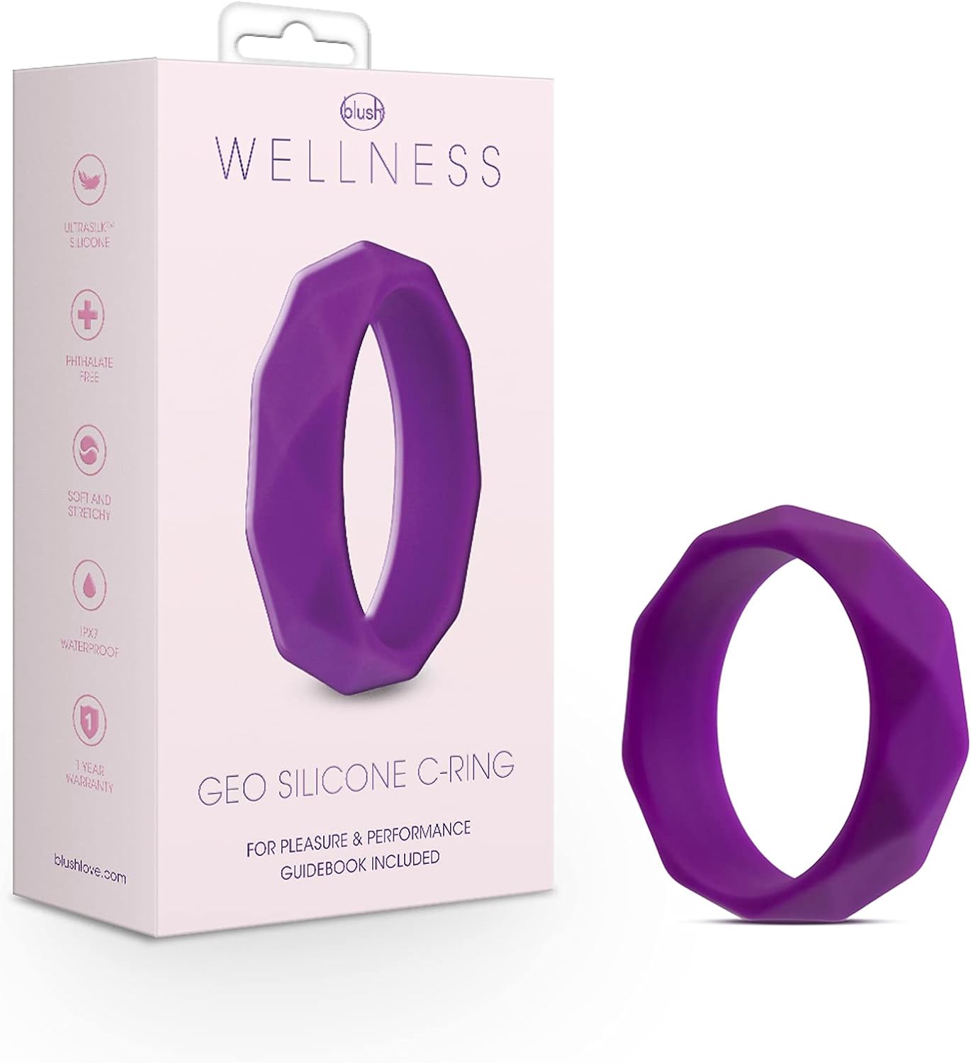 Blush Wellness Dual Sense - ไม้นวดซิลิโคนนุ่มพิเศษแบบสัมผัสที่ไวต่อการเคลื่อนไหว - นวัตกรรมใหม่ - เหมาะสำหรับกล้ามเนื้อที่ปวดเมื่อย - ฟังก์ชันการสั่นสะเทือนที่ทรงพลัง 10 แบบที่ปลายทั้งสองข้างของไม้นวด - กันน้ำระดับ IPX7