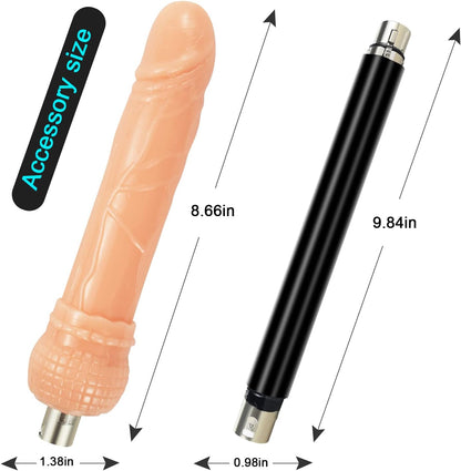 Sex Machine.Automatic Thrusting Dildo Machine with 3XLR Attahcments.Adjustable Sex Toys for Women Men and Couples