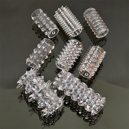 6PCS Penis Extender Erection Condoms Reusable Penis Sleeve Dick Enlargement Sex Toys Cock Ring for Men Delayed Ejaculation Toys - My Store6PCS Penis Extender Erection Condoms Reusable Penis Sleeve Dick Enlargement Sex Toys Cock Ring for Men Delayed Ejaculation Toys33sextoysMy Store6 pcs6 pcs6PCS Penis Extender Erection Condoms Reusable Penis Sleeve Dick Enlargement Sex Toys Cock Ring for Men Delayed Ejaculation Toys