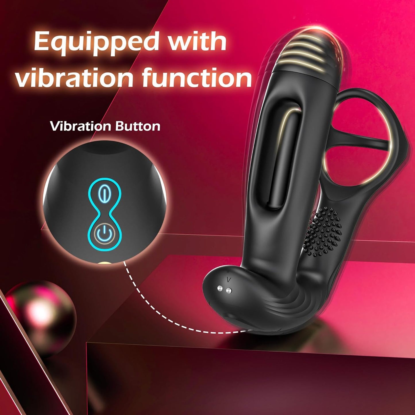 Prostate Massager Vibrator with 10 Flapping & Vibration Settings. Remote Control Anal Plug Anal Vibrator Sex Toys for Men. Anal Sex Toys Vibrators with Penis Ring Adult Toys. Sex Toy Adult Sex Toys