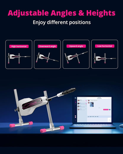 LOVENSE Mini Sex Machine. Sex Toys - Machines & Devices with Remote Control. Thrusting Machine for Women for G Spot Anal Stimulation. Adult Toys with Dildo Discreet Packaging