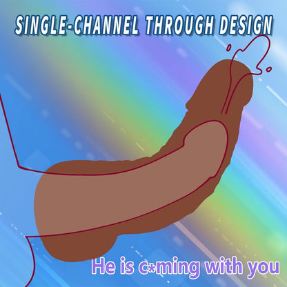 2 in 1 Realistic Dildo Pocket Pussy Male Masturbator with Penetrable Pee-Hole and Anus. Lifelike Dildos Shape Male Sex Toys with Balls for Gay Sex. Eterfore Male Sex Doll for Men Couple …