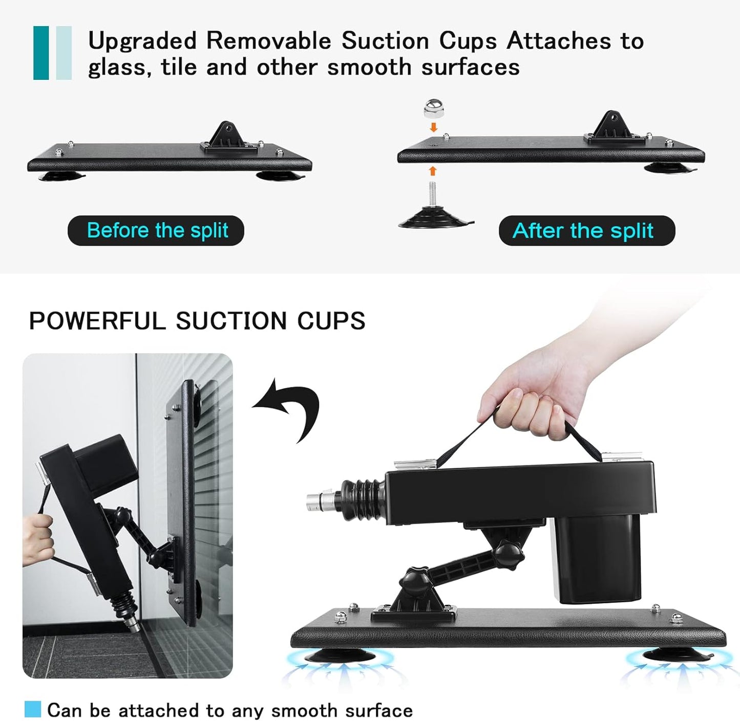 Sex Machine.Automatic Thrusting Dildo Machine with 3XLR Attahcments.Adjustable Sex Toys for Women Men and Couples
