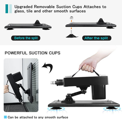 Sex Machine.Automatic Thrusting Dildo Machine with 3XLR Attahcments.Adjustable Sex Toys for Women Men and Couples