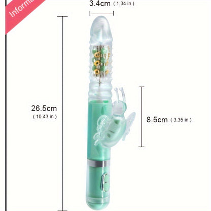 Telescopic Rotating Ball Vibrator For Women's Sexual Impact. Fake Penis. Masturbator. Adult Products