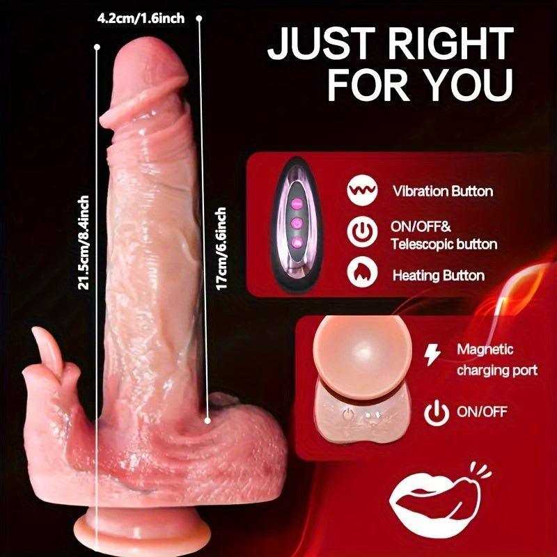 8.4 Inch Premium Silicone Dildo: 5 - in - 1 Thrusting. Remote Control. 10 Vibration & 10 Telescopic Modes. G - Spot & Anal Stimulation. Wireless with RFID. USB Charging. Suitable for Both Men & Women - My Store8.4 Inch Premium Silicone Dildo: 5 - in - 1 Thrusting. Remote Control. 10 Vibration & 10 Telescopic Modes. G - Spot & Anal Stimulation. Wireless with RFID. USB Charging. Suitable for Both Men & Womenthai - adultMy Store18.4 Inch Premium Silicone Dildo: 5 - in - 1 Thrusting. Remote Control.