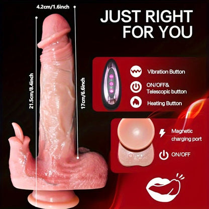8.4 Inch Premium Silicone Dildo: 5 - in - 1 Thrusting. Remote Control. 10 Vibration & 10 Telescopic Modes. G - Spot & Anal Stimulation. Wireless with RFID. USB Charging. Suitable for Both Men & Women - My Store8.4 Inch Premium Silicone Dildo: 5 - in - 1 Thrusting. Remote Control. 10 Vibration & 10 Telescopic Modes. G - Spot & Anal Stimulation. Wireless with RFID. USB Charging. Suitable for Both Men & Womenthai - adultMy Store18.4 Inch Premium Silicone Dildo: 5 - in - 1 Thrusting. Remote Control.