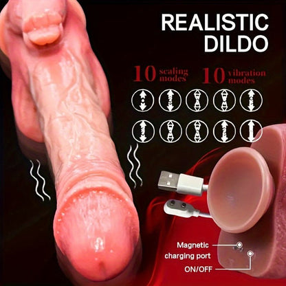 8.4 Inch Premium Silicone Dildo: 5 - in - 1 Thrusting. Remote Control. 10 Vibration & 10 Telescopic Modes. G - Spot & Anal Stimulation. Wireless with RFID. USB Charging. Suitable for Both Men & Women - My Store8.4 Inch Premium Silicone Dildo: 5 - in - 1 Thrusting. Remote Control. 10 Vibration & 10 Telescopic Modes. G - Spot & Anal Stimulation. Wireless with RFID. USB Charging. Suitable for Both Men & Womenthai - adultMy Store18.4 Inch Premium Silicone Dildo: 5 - in - 1 Thrusting. Remote Control.