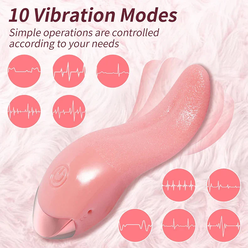 Tongue Sucking Vibrators For Women For Women Nipple G Spot Vagina Clitoris Stimulator Female Silicone Massager Adult Sex Toy