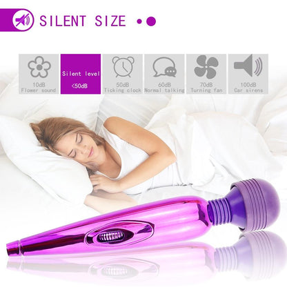 AV Vibrator Rechargeable Magic Wand Clit Massager Vagina Clitoris Stimulator  Female Masturbation Adult Sex Toys for Women