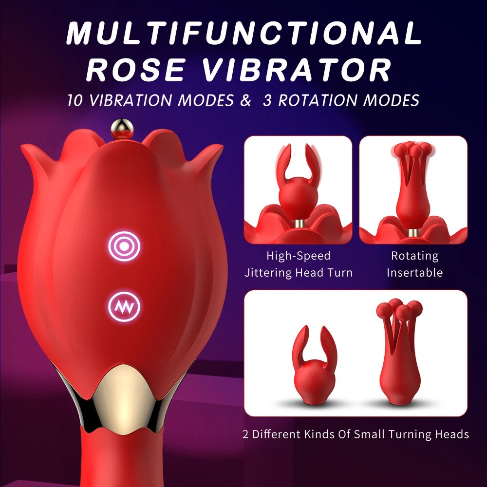 G-spot vibrator, vibrator for women, 3-in-1 nipple vibrator, sex toys for women