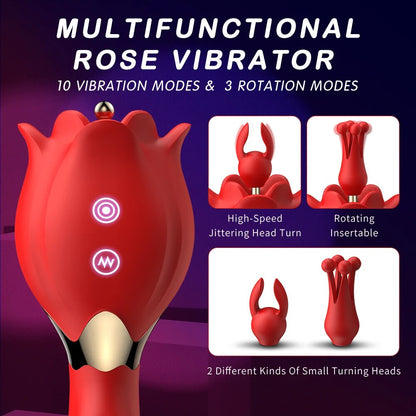 G-spot vibrator, vibrator for women, 3-in-1 nipple vibrator, sex toys for women